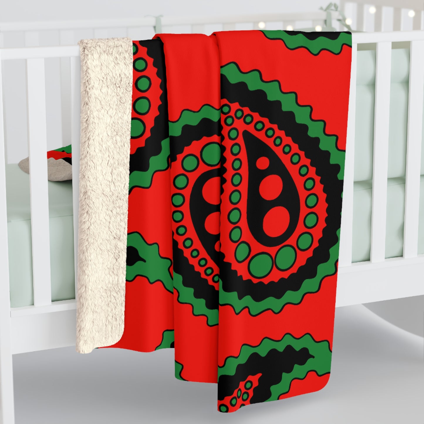 Malawi Retro Paisley Blanket Throw