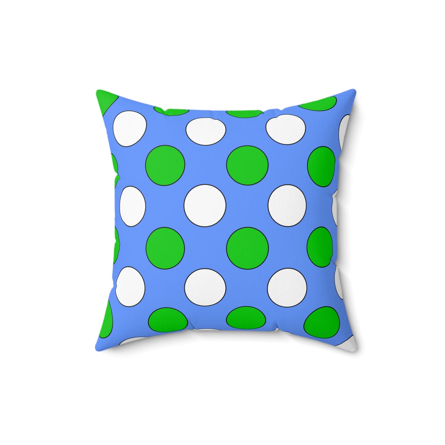 Djibouti Retro Polka Dots Cushion Pillow