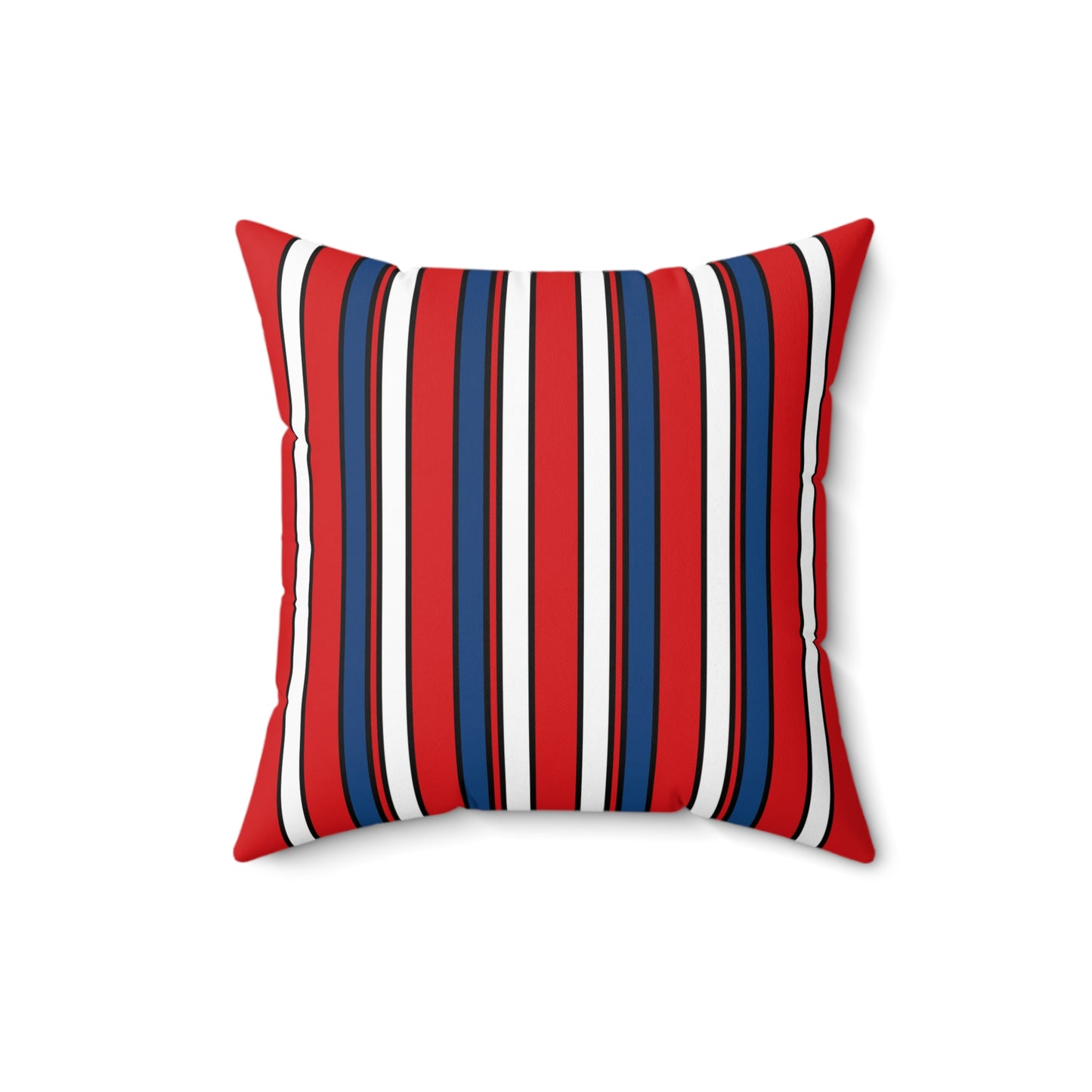 Czechia Retro Stripes Cushion Pillow