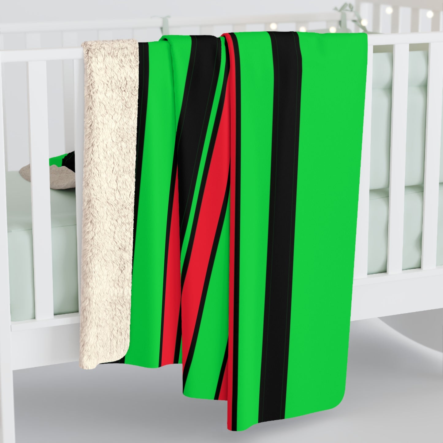 Kuwait Retro Stripes Blanket Throw