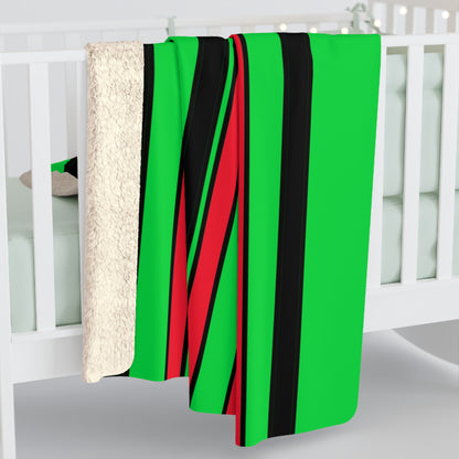 Kuwait Retro Stripes Blanket Throw