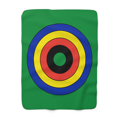 New Caledonia Retro Target Blanket Throw
