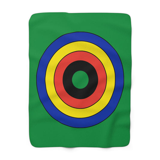 New Caledonia Retro Target Blanket Throw