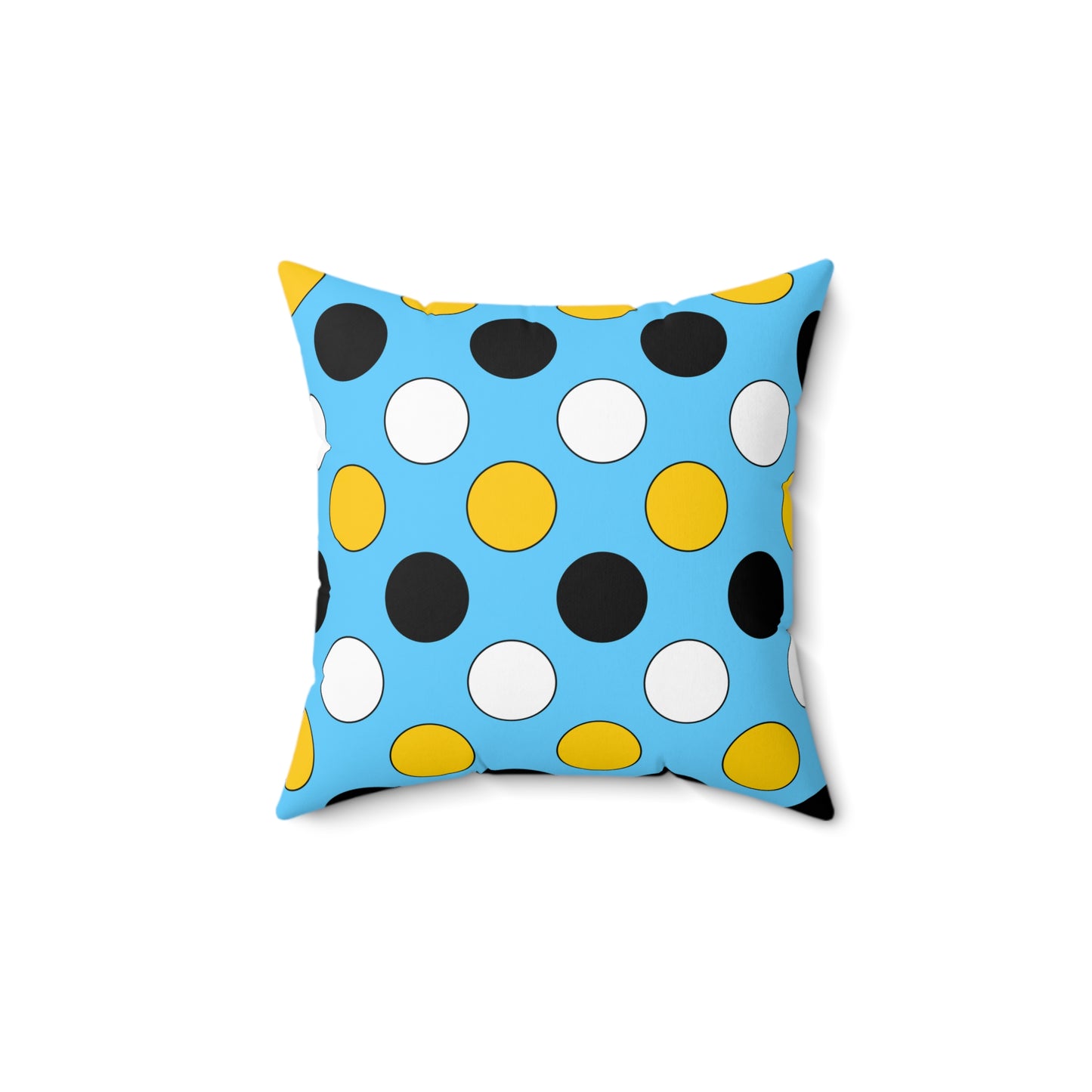 Saint Lucia Retro Polka Dots Cushion Pillow