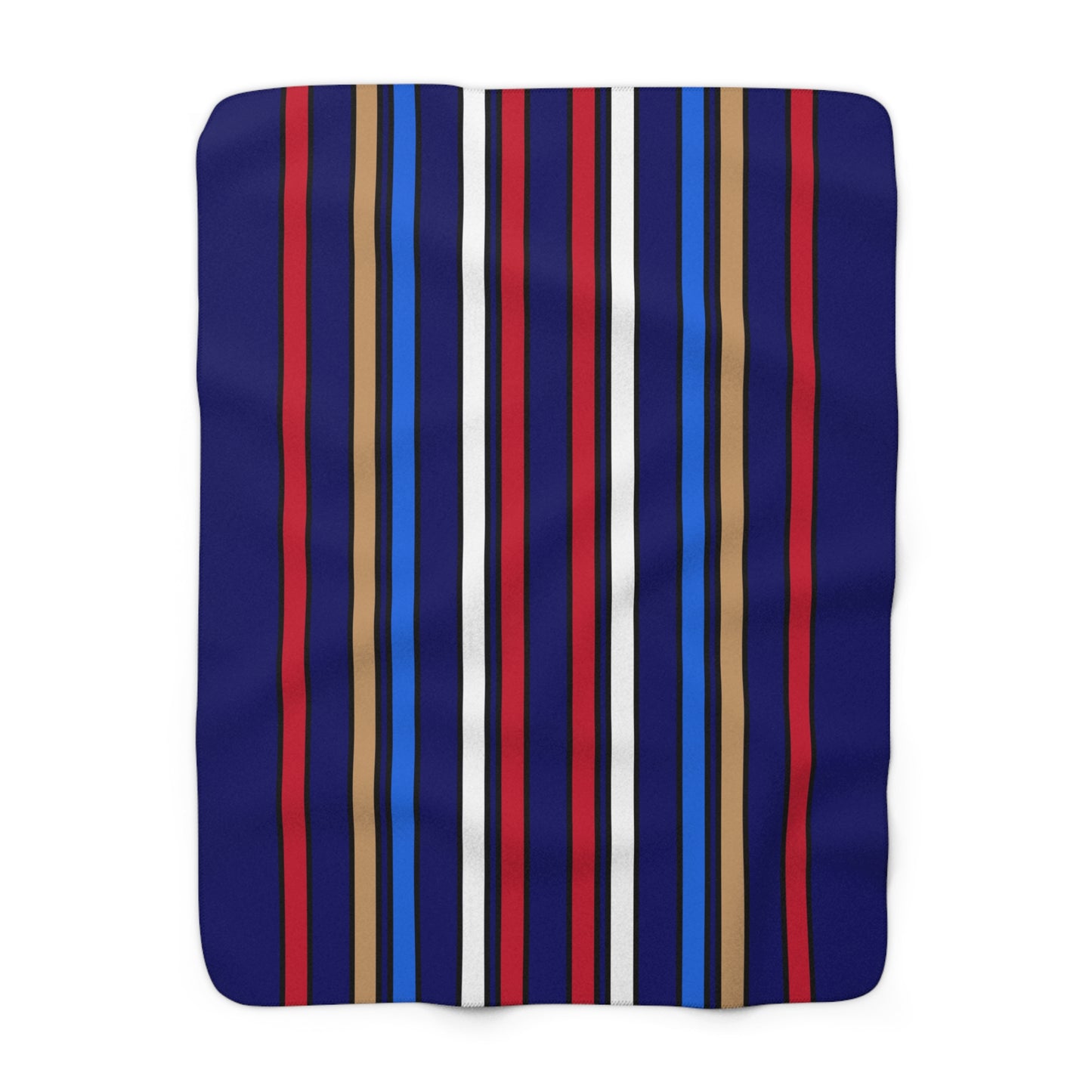 Tristan Da Cunha Retro Stripes Blanket Throw