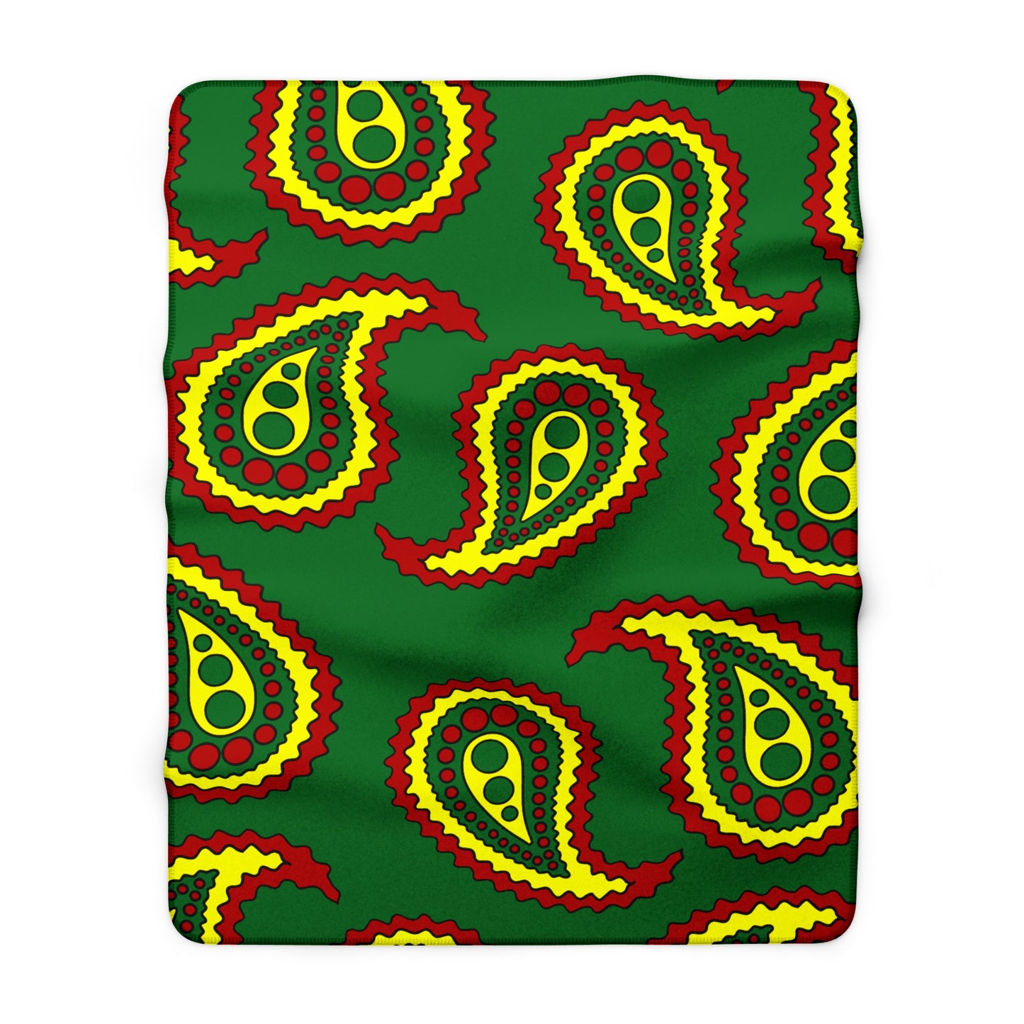 Senegal Retro Paisley Blanket Throw