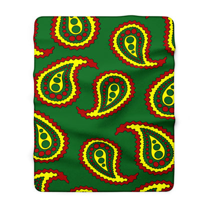 Senegal Retro Paisley Blanket Throw