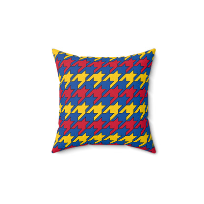 Aland Islands Retro Houndstooth Cushion Pillow