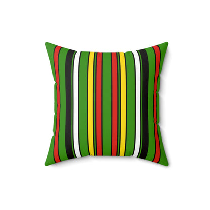 Guyana Retro Stripes Cushion Pillow