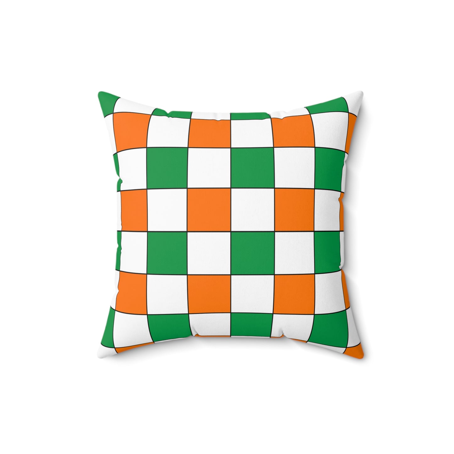 Ireland Retro Check Cushion Pillow