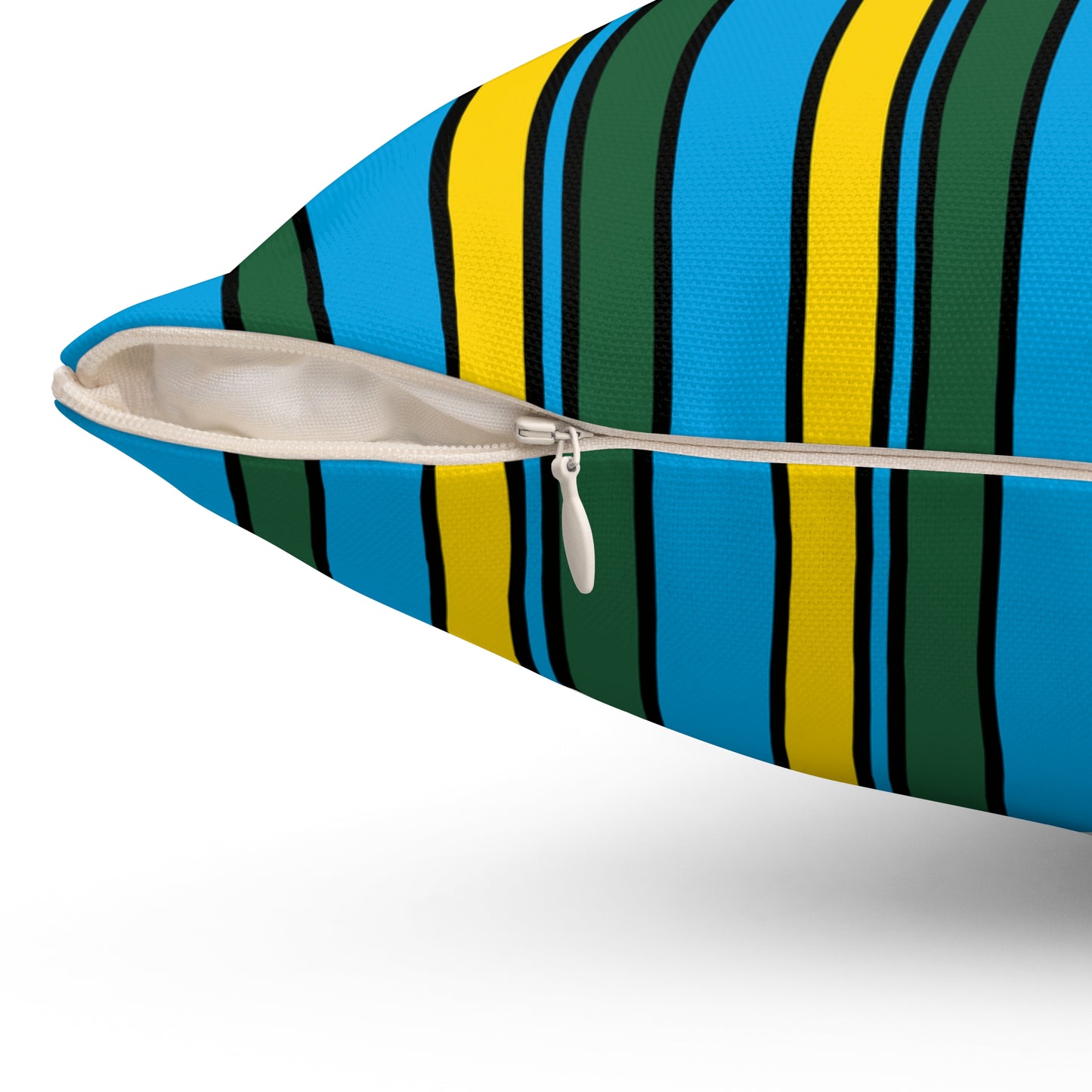 Rwanda Retro Stripes Cushion Pillow