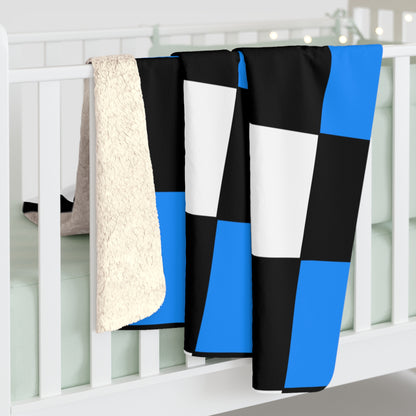 Estonia Retro Check Blanket Throw