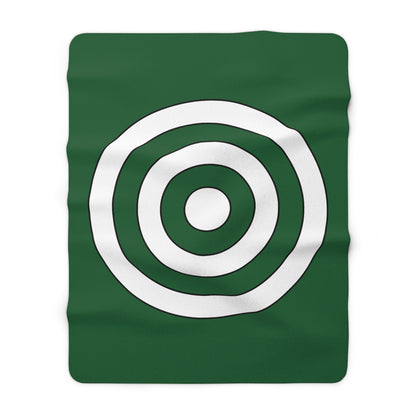 Saudi Arabia Retro Target Blanket Throw