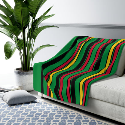 Vanuatu Retro Stripes Blanket Throw