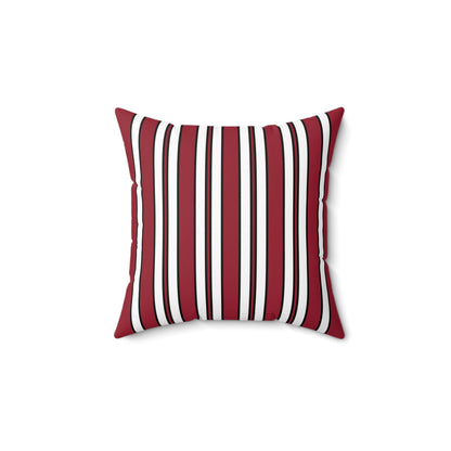 Latvia Retro Stripes Cushion Pillow