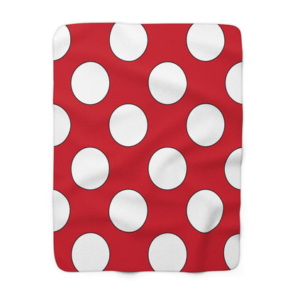 Bahrain Retro Polka Dots Blanket Throw