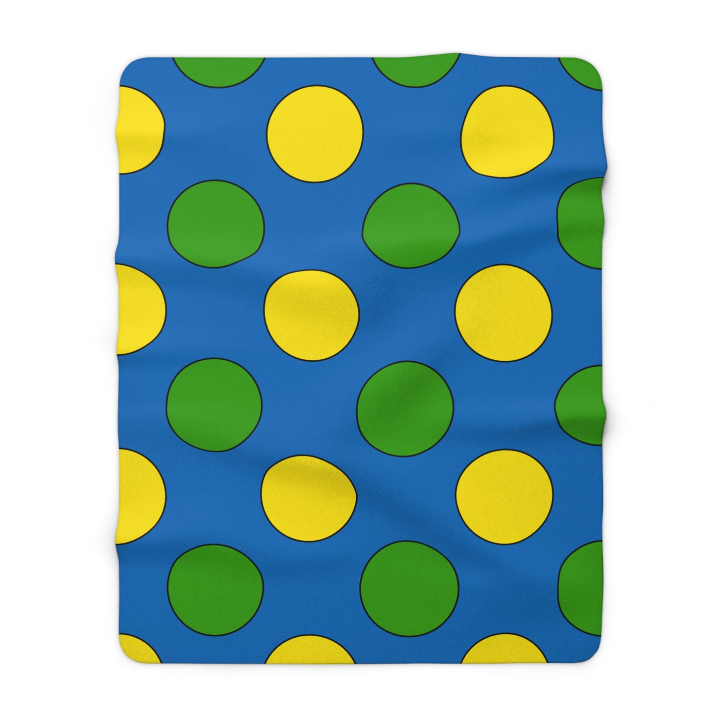Gabon Retro Polka Dots Blanket Throw