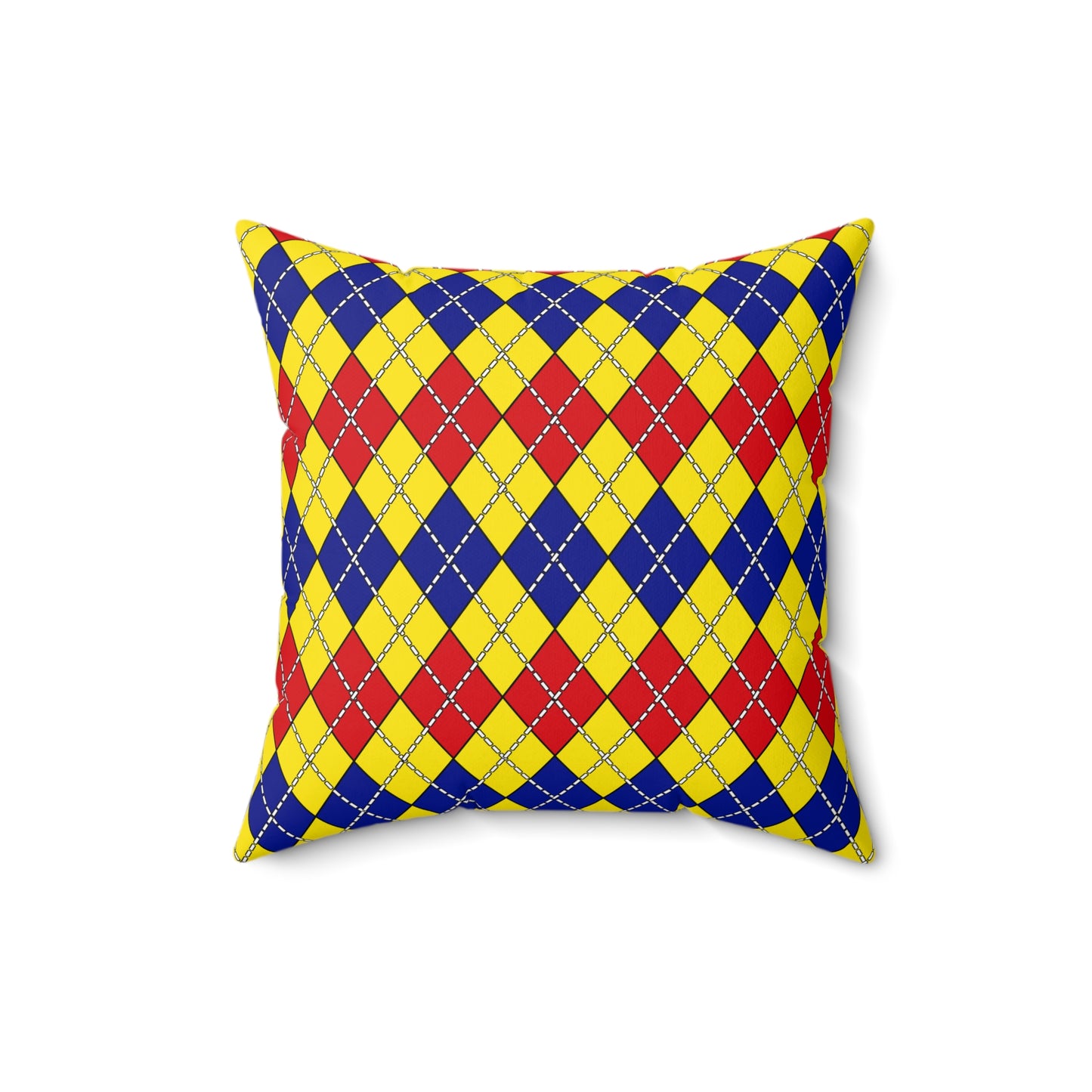 Colombia Retro Argyle Cushion Pillow