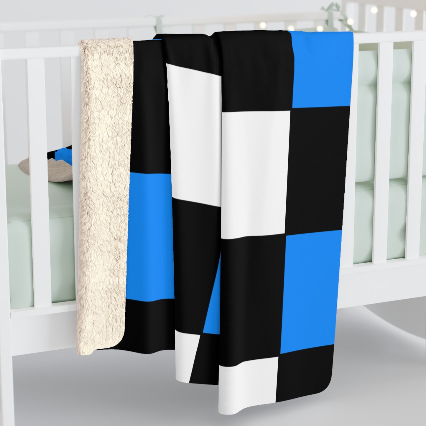 Estonia Retro Check Blanket Throw