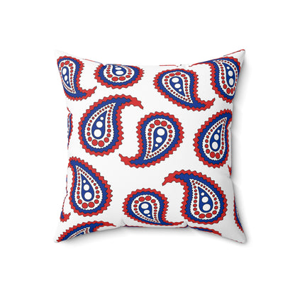 Faroe Islands Retro Paisley Cushion Pillow