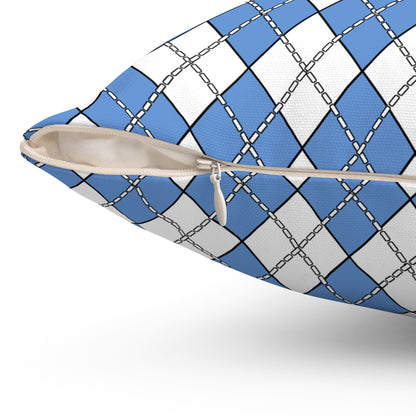 Micronesia Retro Argyle Cushion Pillow