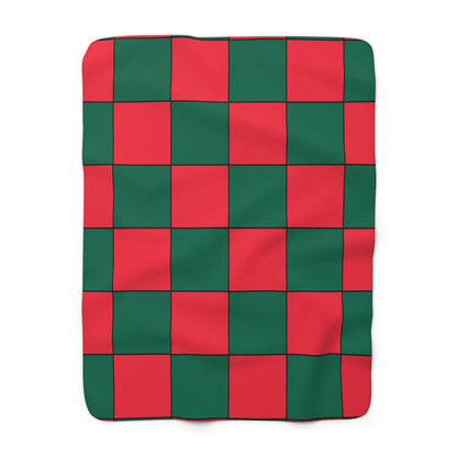 Bangladesh Retro Check Blanket Throw