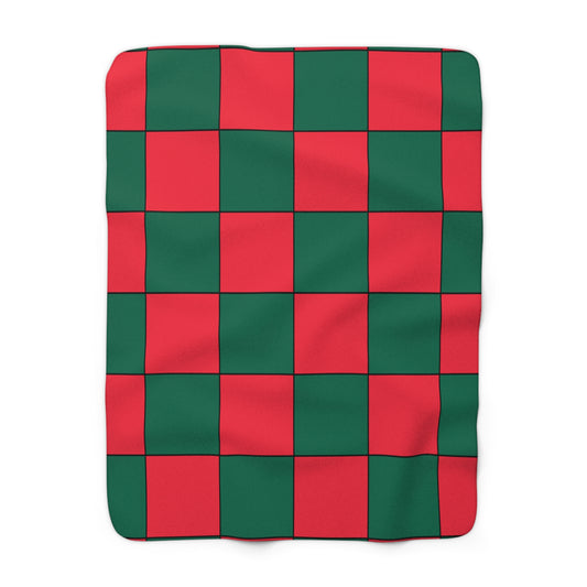 Bangladesh Retro Check Blanket Throw