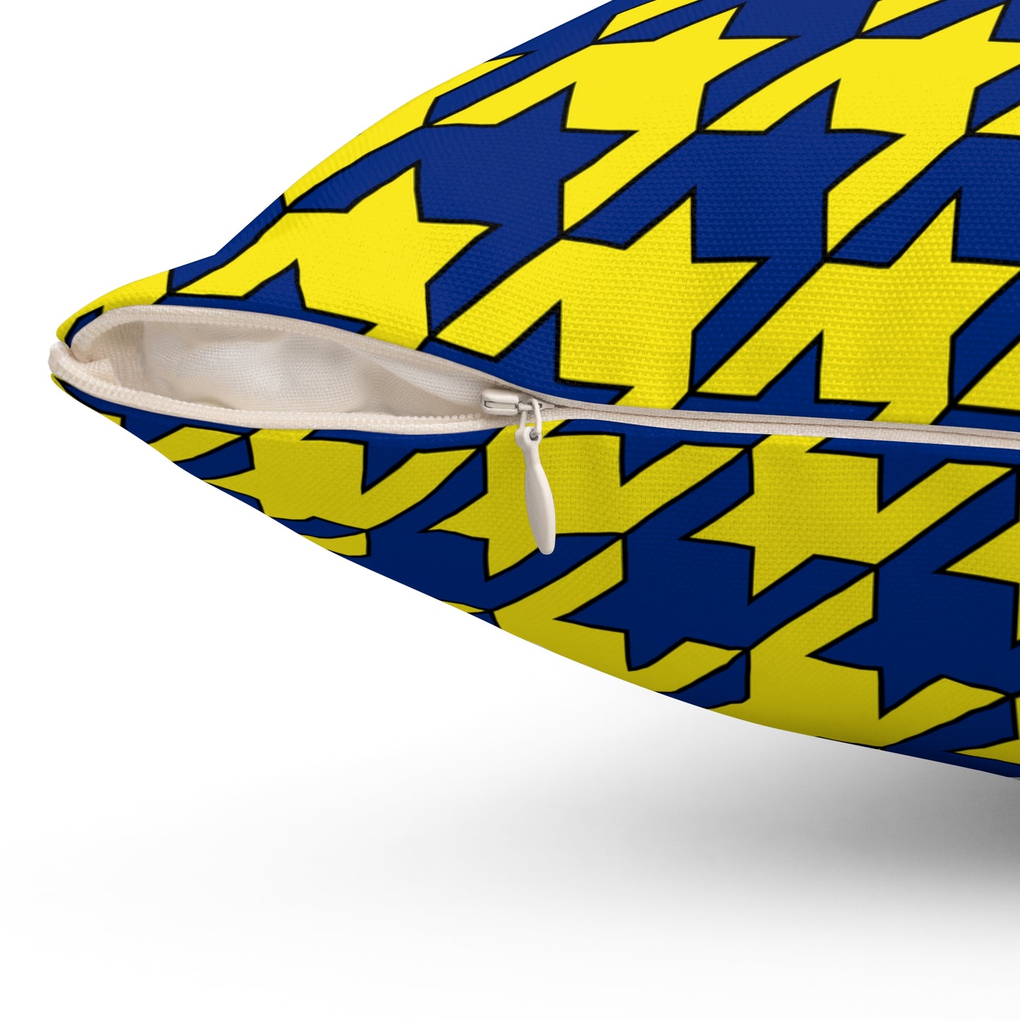 Curacao Retro Houndstooth Cushion Pillow