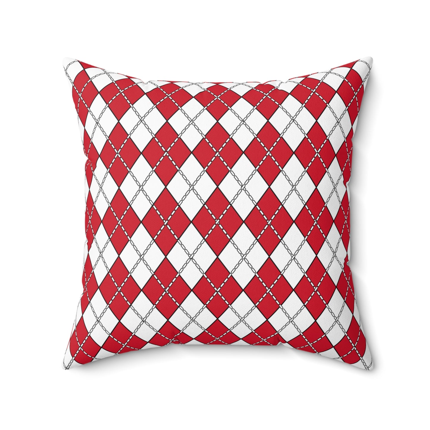 Jersey Retro Argyle Cushion Pillow