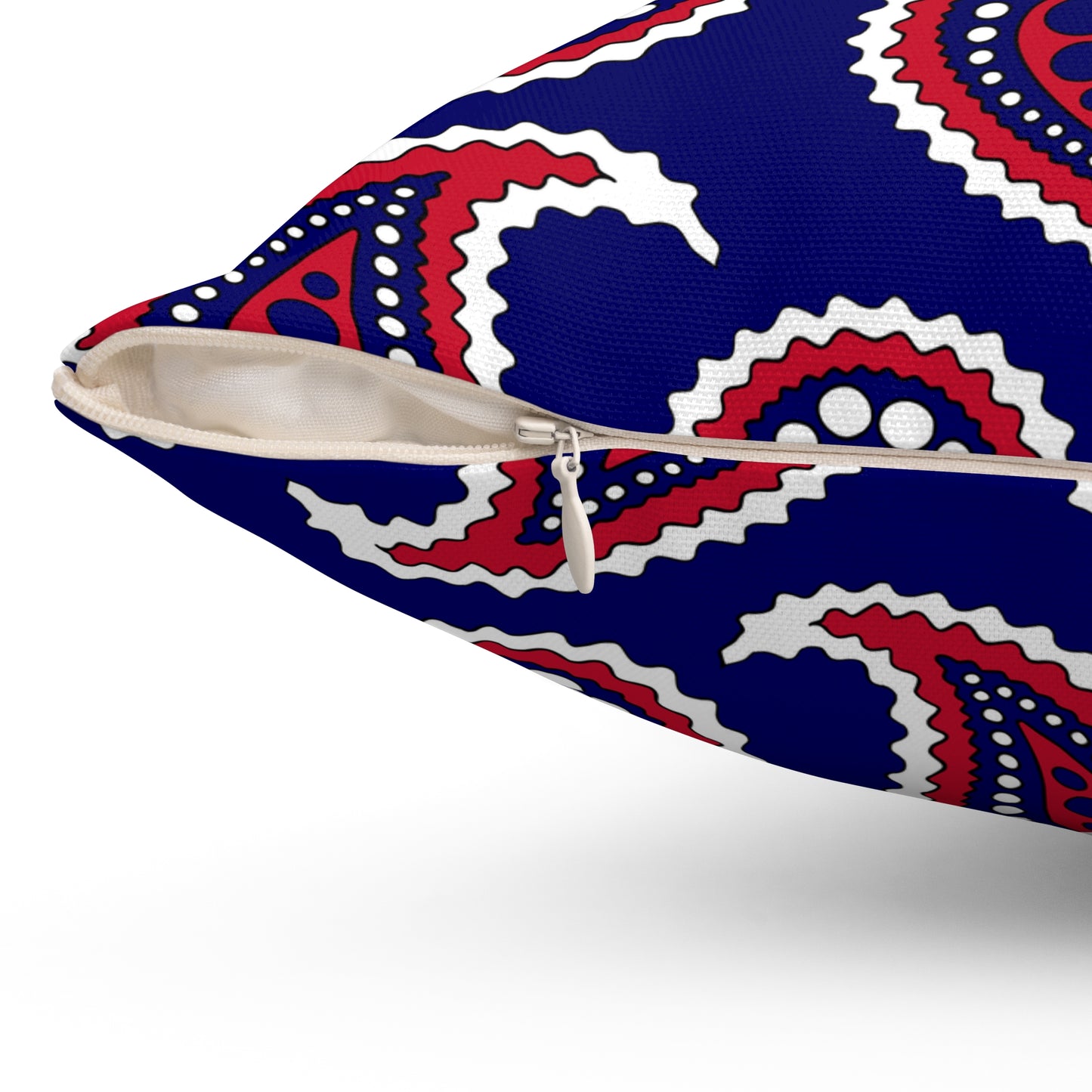Cook Islands Retro Paisley Cushion Pillow