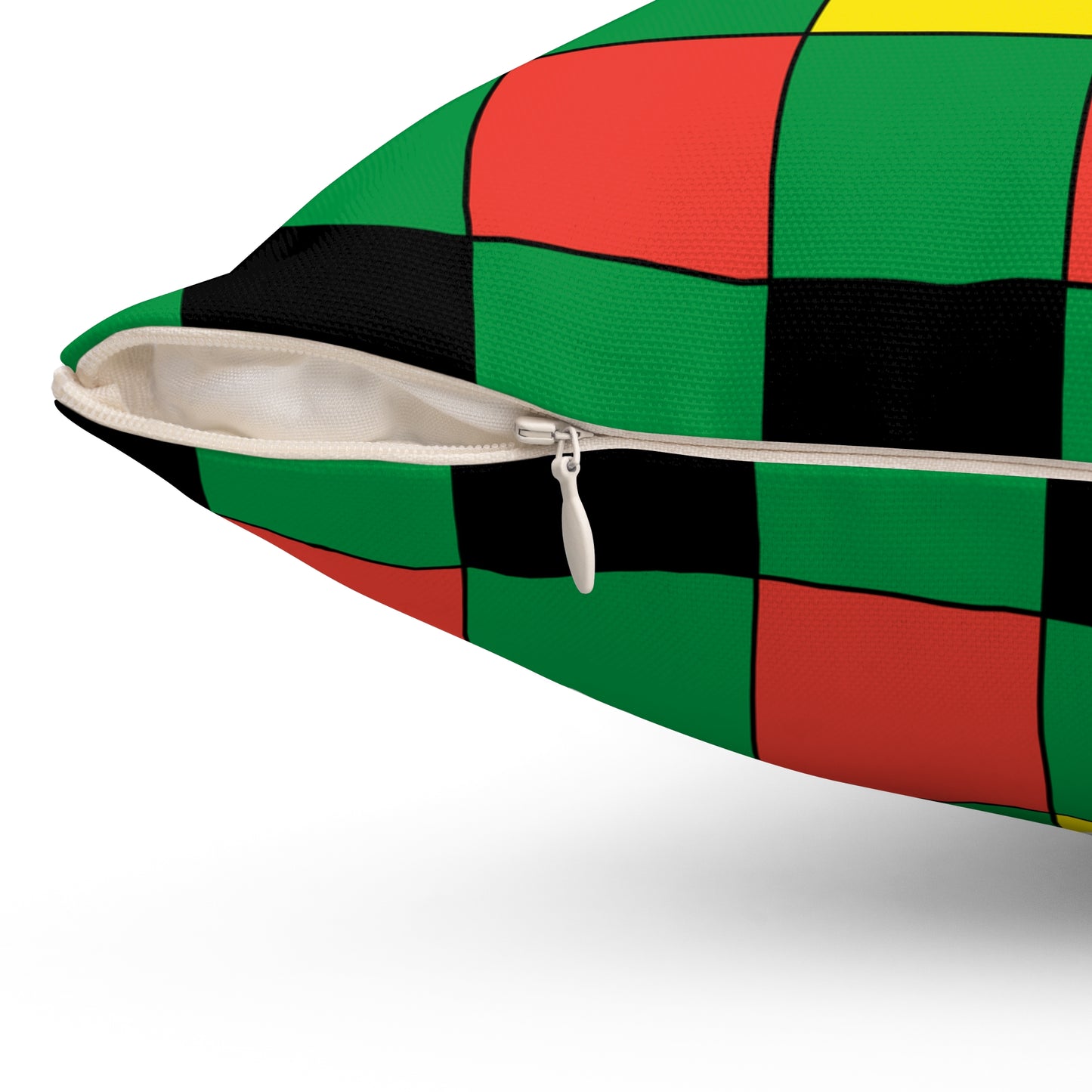 New Caledonia Retro Check Cushion Pillow