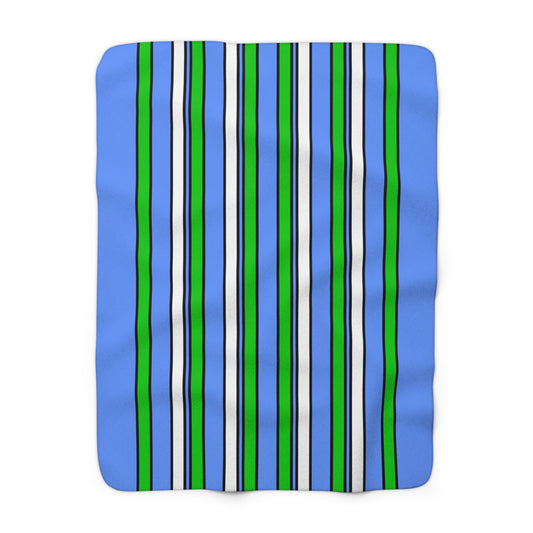 Djibouti Retro Stripes Blanket Throw