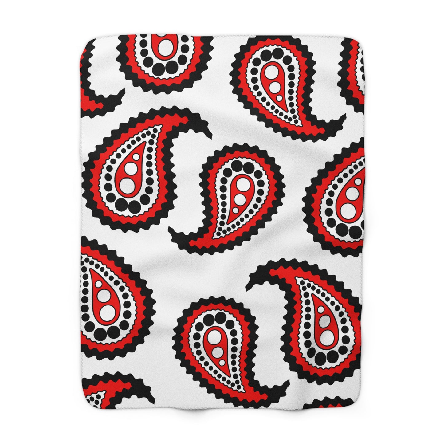 Yemen Retro Paisley Blanket Throw