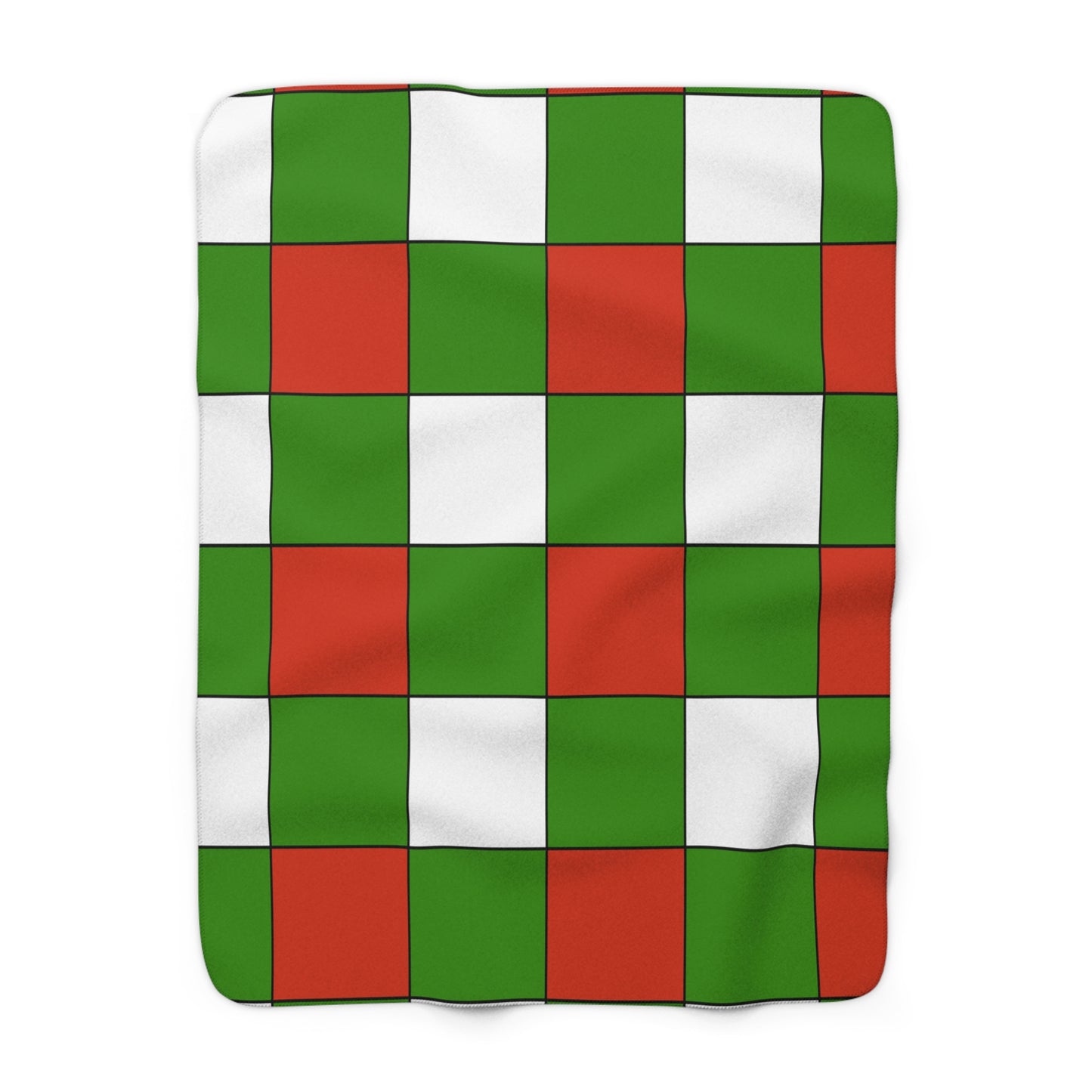 Hungary Retro Check Blanket Throw