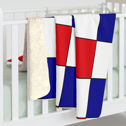 Guadeloupe Retro Check Blanket Throw
