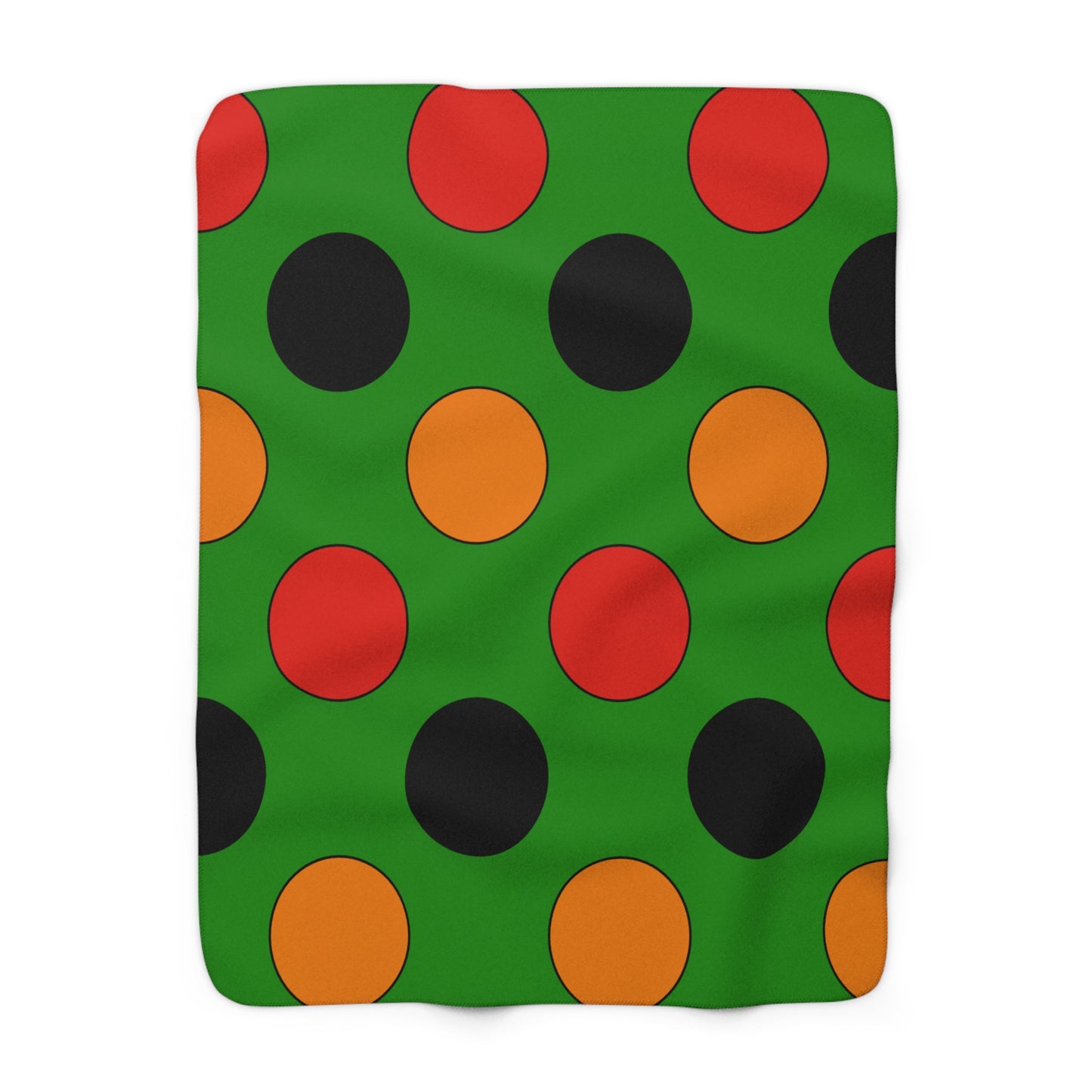 Zambia Retro Polka Dots Blanket Throw