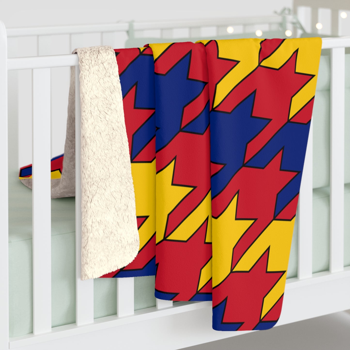 Venezuela Retro Houndstooth Blanket Throw
