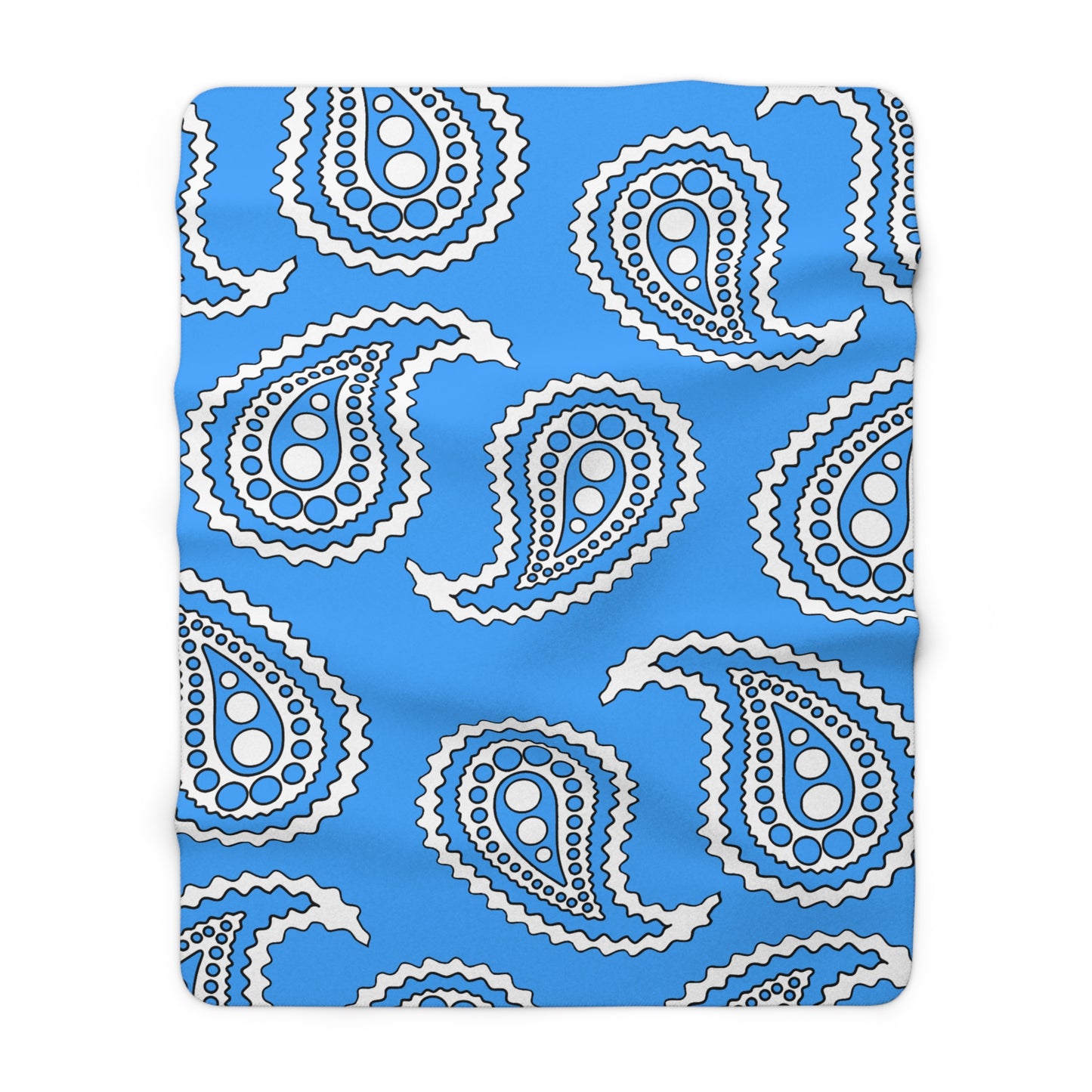 Somalia Retro Paisley Blanket Throw