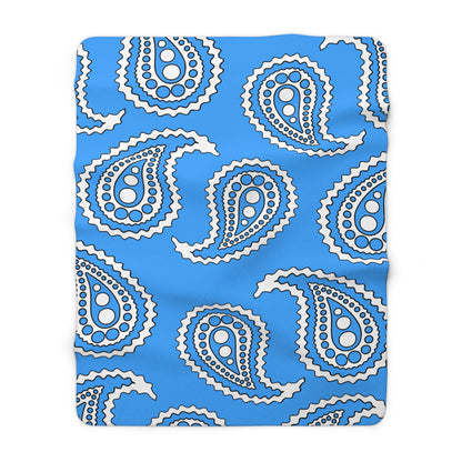 Somalia Retro Paisley Blanket Throw