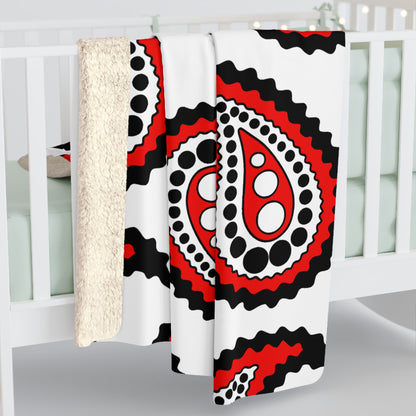 Yemen Retro Paisley Blanket Throw
