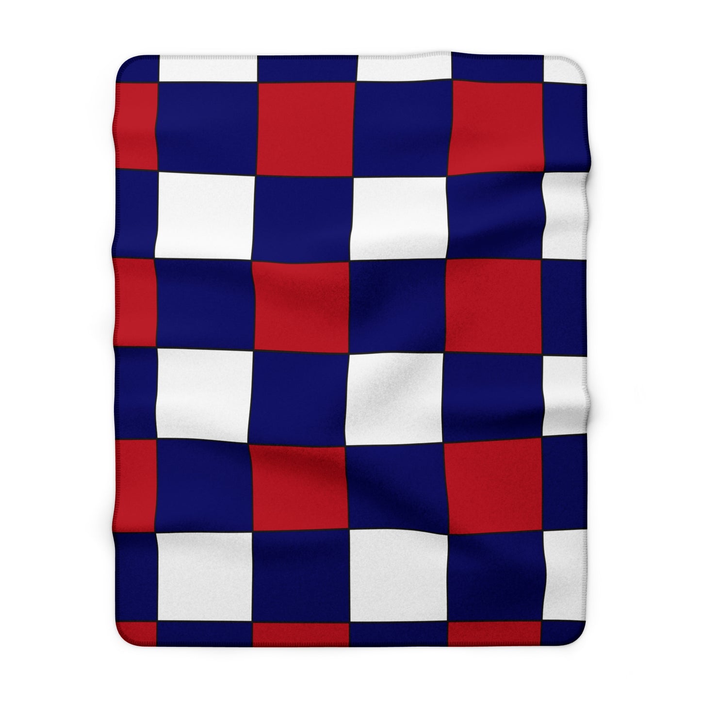 American Samoa Retro Check Blanket Throw