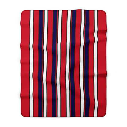 Bermuda Retro Stripes Blanket Throw