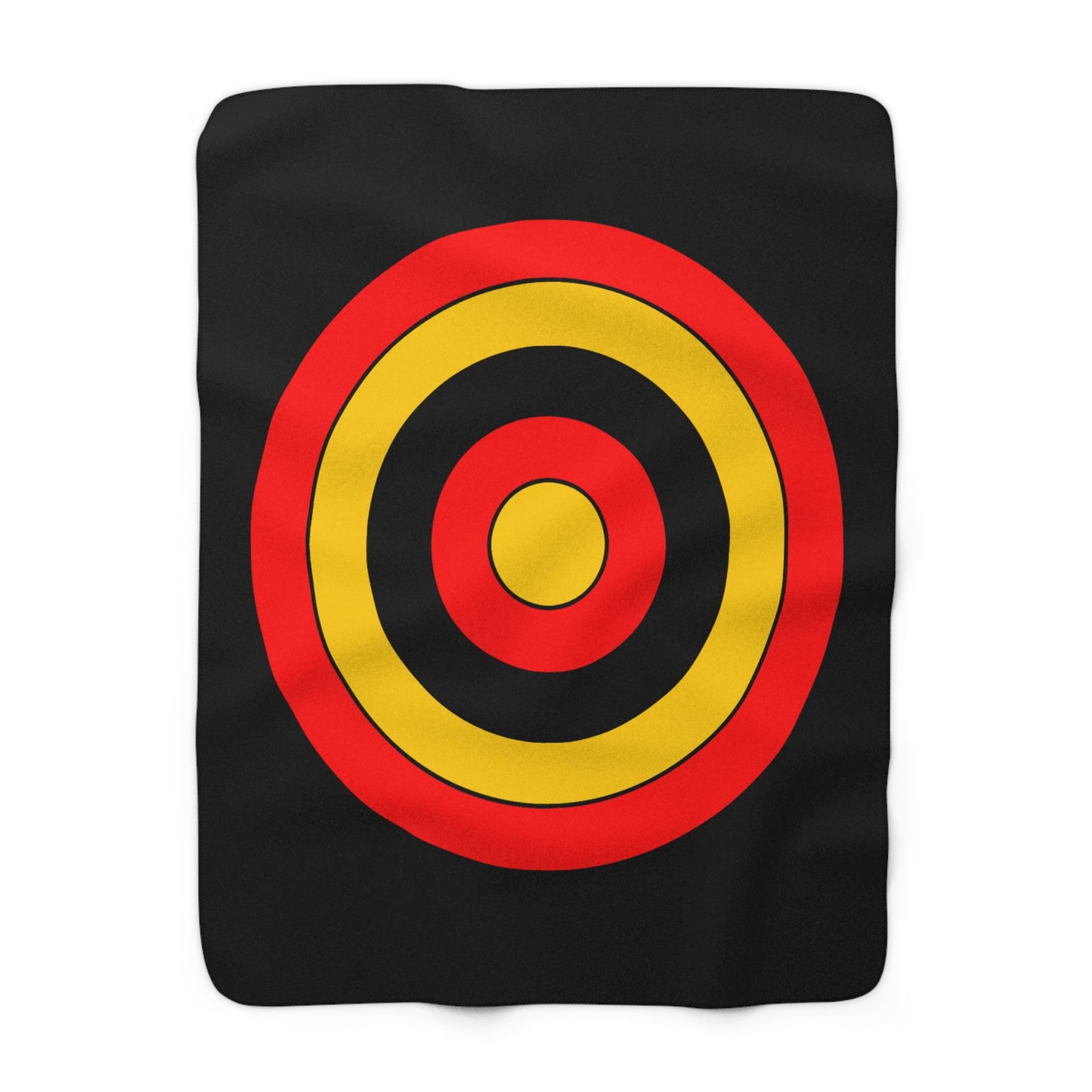 Germany Retro Target Blanket Throw