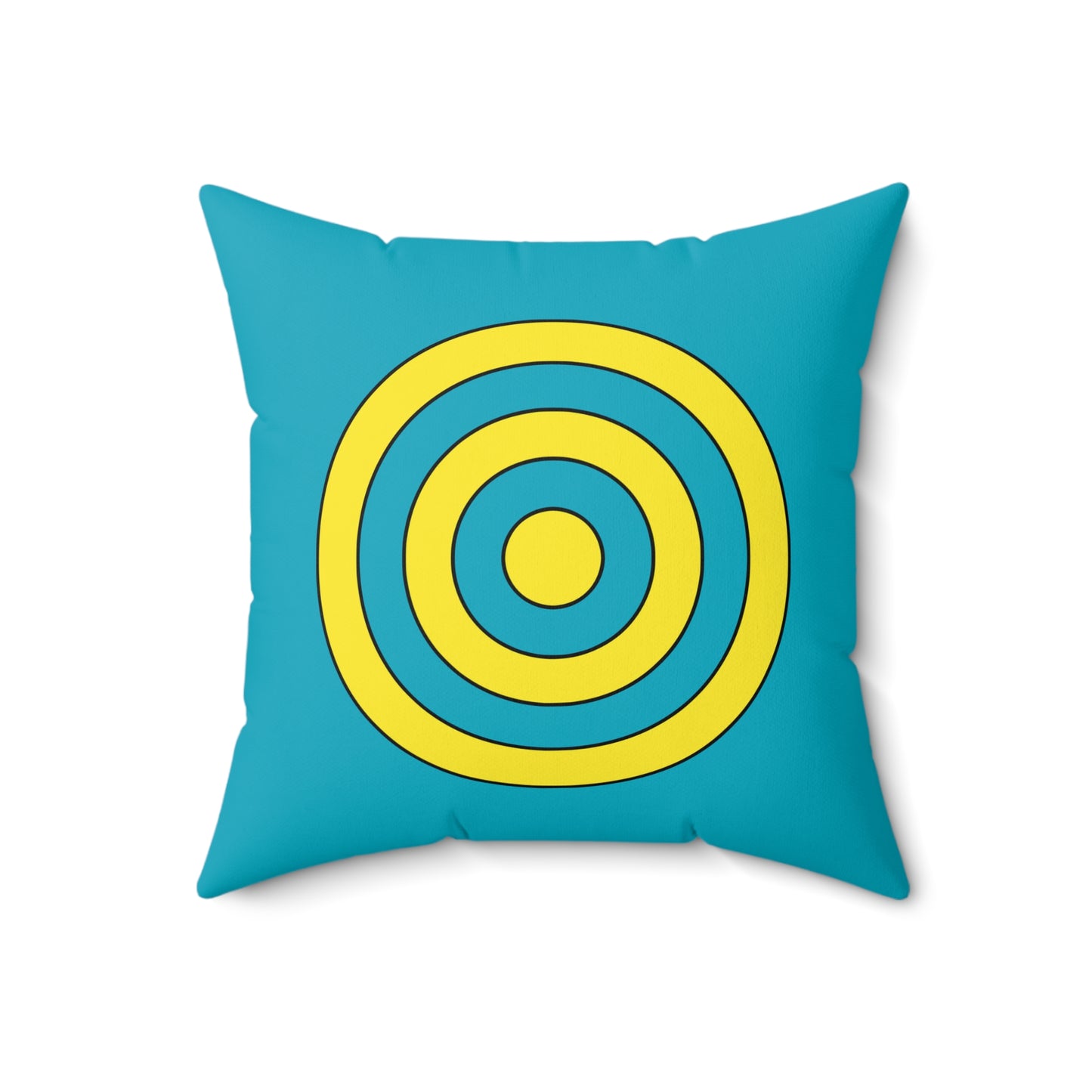 Kazakhstan Retro Target Cushion Pillow