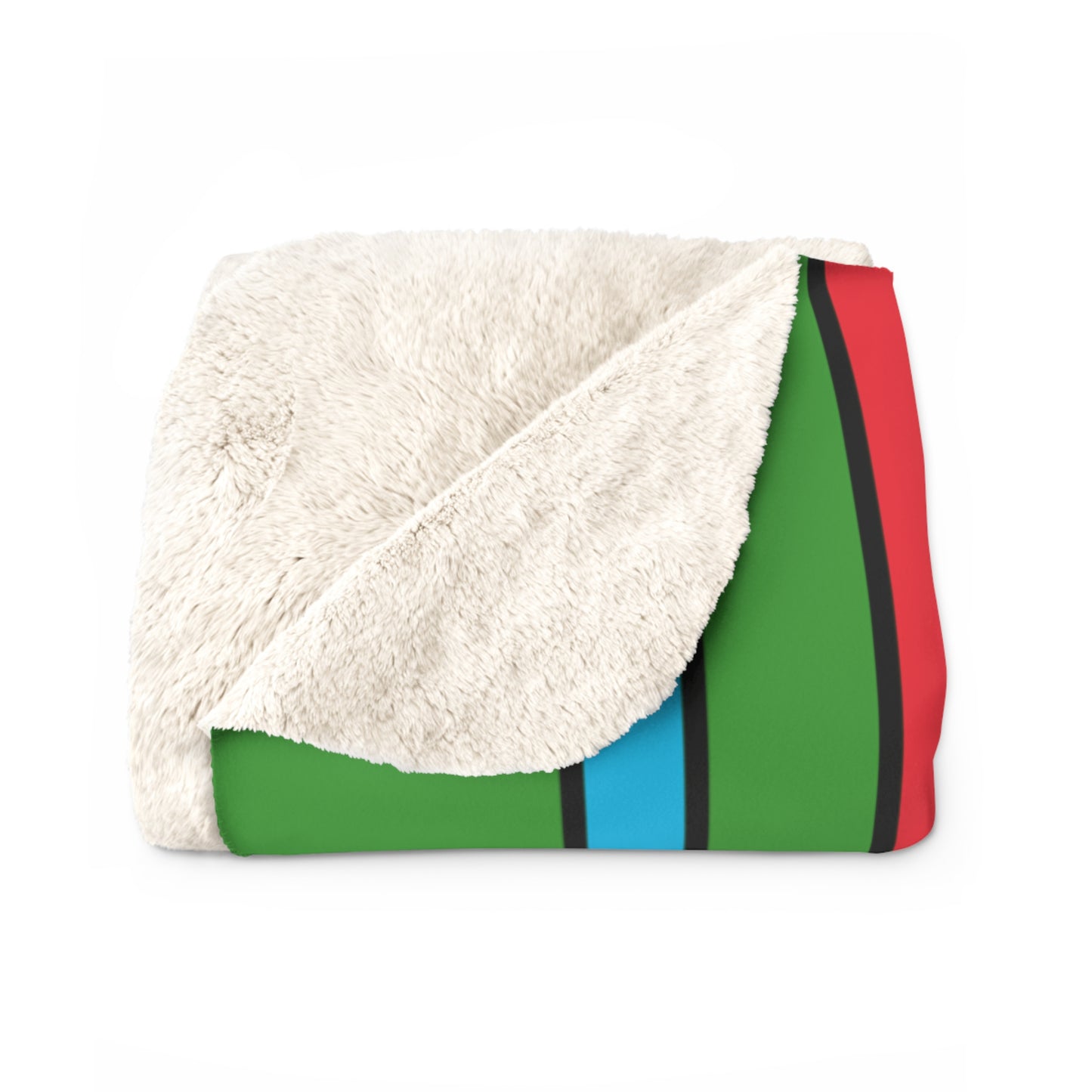 Azerbaijan Retro Stripes Blanket Throw