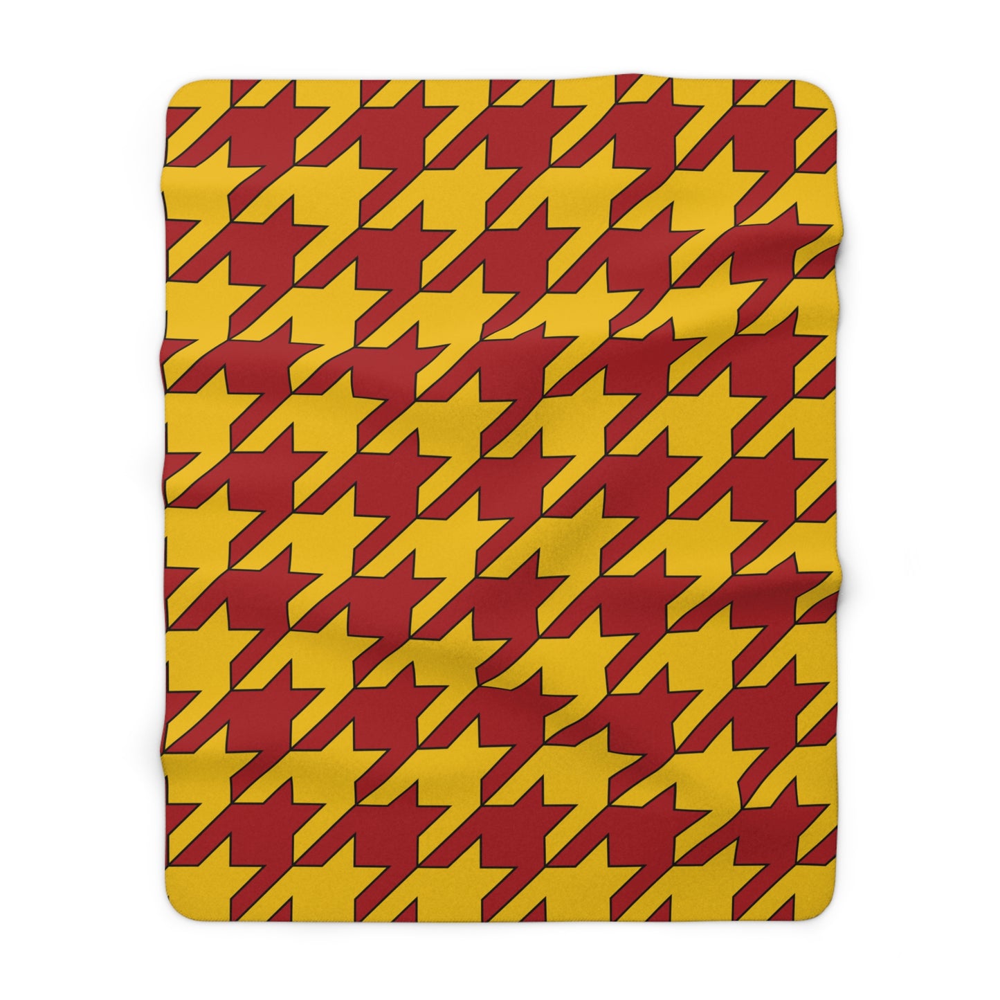 Spain Retro Houndstooth Blanket Throw