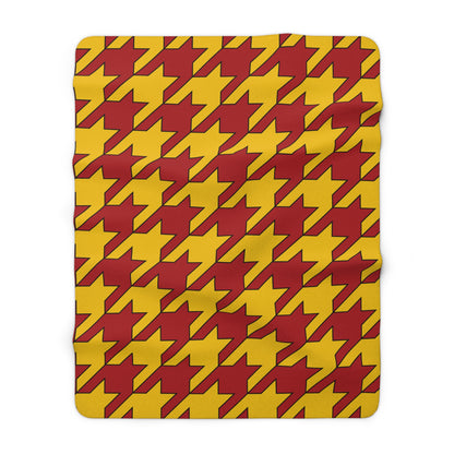 Spain Retro Houndstooth Blanket Throw