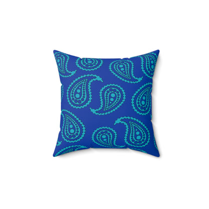 Pacific Islands Retro Paisley Cushion Pillow