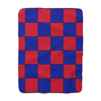 Haiti Retro Check Blanket Throw