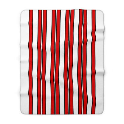 Singapore Retro Stripes Blanket Throw